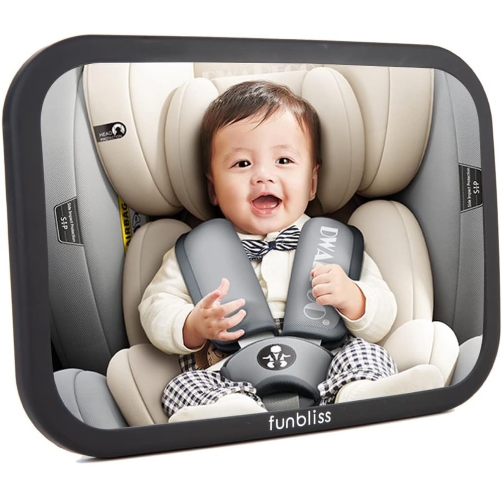Rear facing car seat mirror